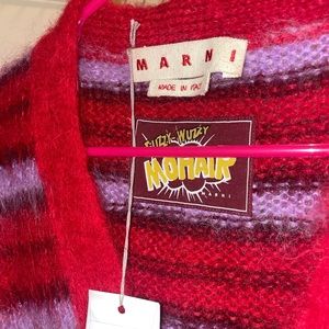 Unisex Authentic Red Marni Cardigan